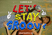 Clodice Blur, a Sans Serif Font by Craft Supply Co. (Thumbnail 2 of 8)