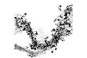 Set of 3 Musical Designs, an Illustration by Pavel Vectors (Thumbnail 2 of 3)