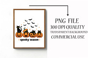 Spooky Season PNG Halloween Pumpkin, an Illustration by Libby Wishes (Thumbnail 4 of 6)