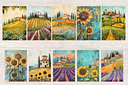 TUSCANY COUNTRYSIDE JUNK JOURNAL, a Decorative Illustration by Daring Digies (Thumbnail 2 of 9)