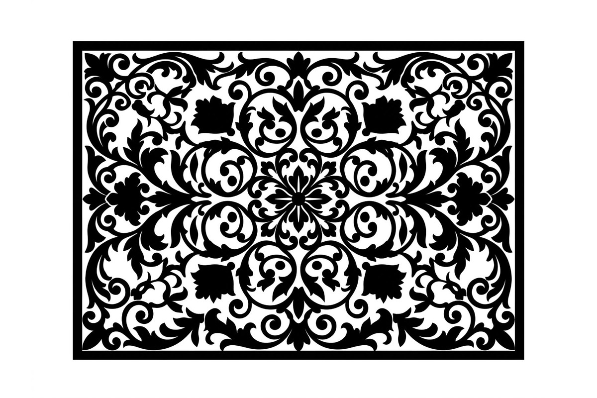 Vintage Floral Filigree Panel, an Object Graphic by Creativeshirt (Photo 2 of 3)