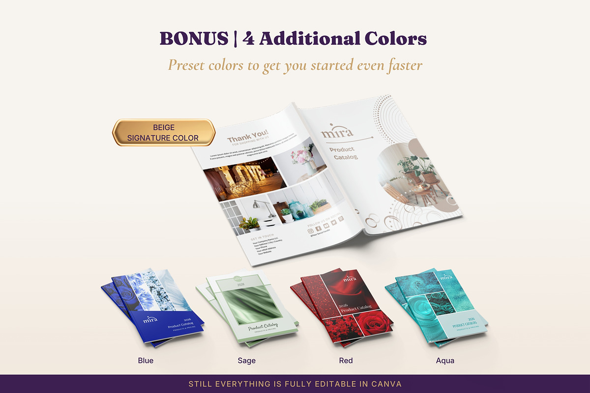 Product Catalog Line Sheet 3 Packs, a Magazine Template by B2 Studio (Photo 10 of 18)