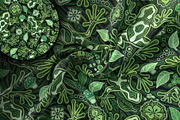 Magic Frogs Line Art Patterns, a Pattern Graphic by ilonitta (Thumbnail 2 of 13)