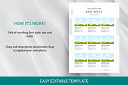 Wholesale Line Sheet Canva Template, a Flyer Template by SmmrDesign (Thumbnail 4 of 9)