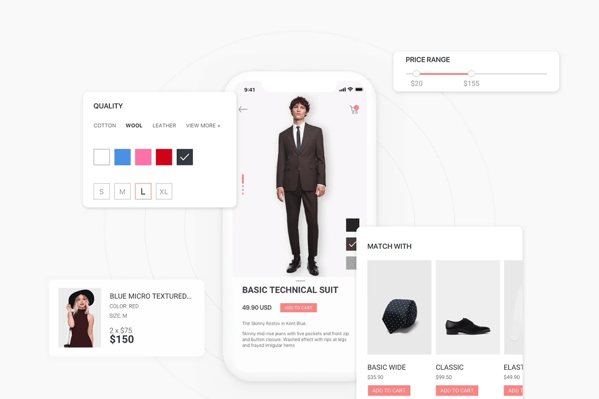 Veera - E commerce App Design UI Kit, an App Template by Capi Product (Photo 3 of 8)