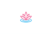 Lily logo template., a Branding & Logo Template by Anton Akhmatov (Thumbnail 1 of 3)