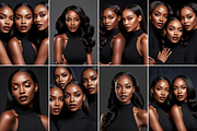 Luxury Raw Hair black models Photos, a Beauty & Fashion Photo by My Template Studio (Thumbnail 10 of 12)