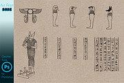 Photoshop Egyptian Brush Tattoo Art, a Brush Add-On by ArtPrintBabe (Thumbnail 8 of 8)