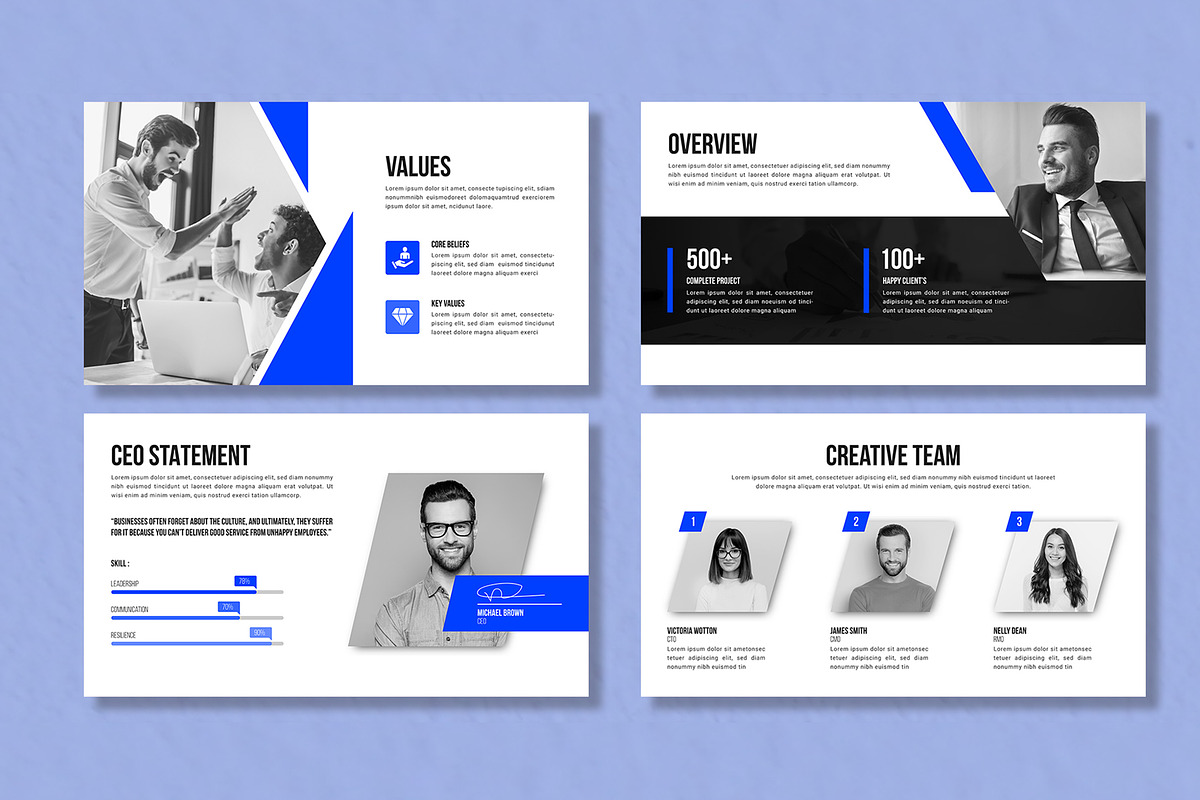 Annual Report Presentation Template, a Presentation Template by Mighty-Slide (Photo 3 of 6)