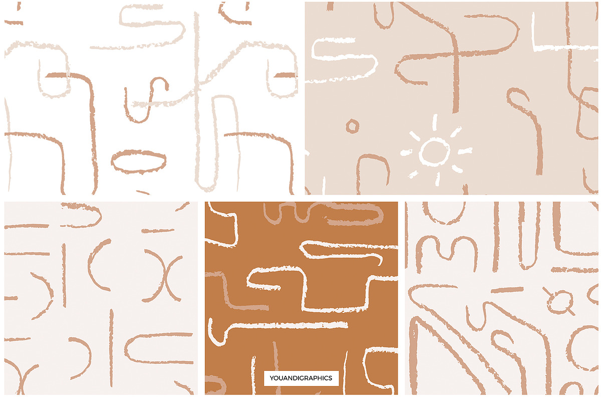 Abstract Boho Patterns, a Pattern Graphic by Youandigraphics (Photo 13 of 16)