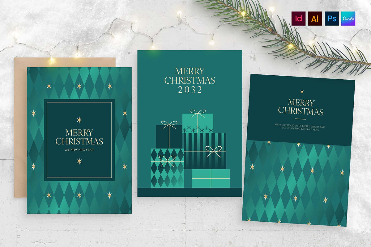 Christmas Card Template, a Brochure Template by BrandPacks (Photo 2 of 4)