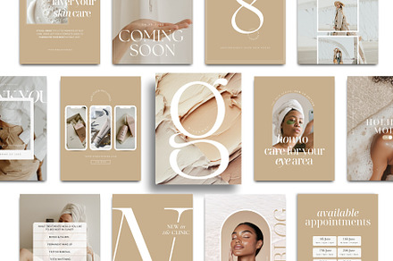 200+ Esthetician Instagram Templates