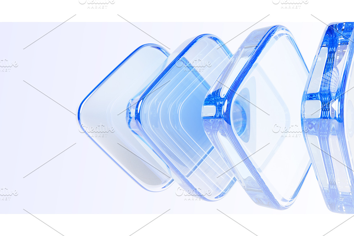 Abstract geometric 3d background, a Technology Illustration by Marozhkastudio