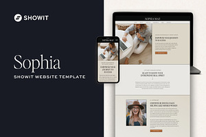 Modern Showit Website Template, a Websites & App Template by Monarch Design Co.
