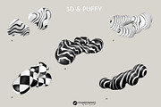 Puffy Abstract 3D Graphics Shapes, an Object Graphic by Youandigraphics (Thumbnail 14 of 15)