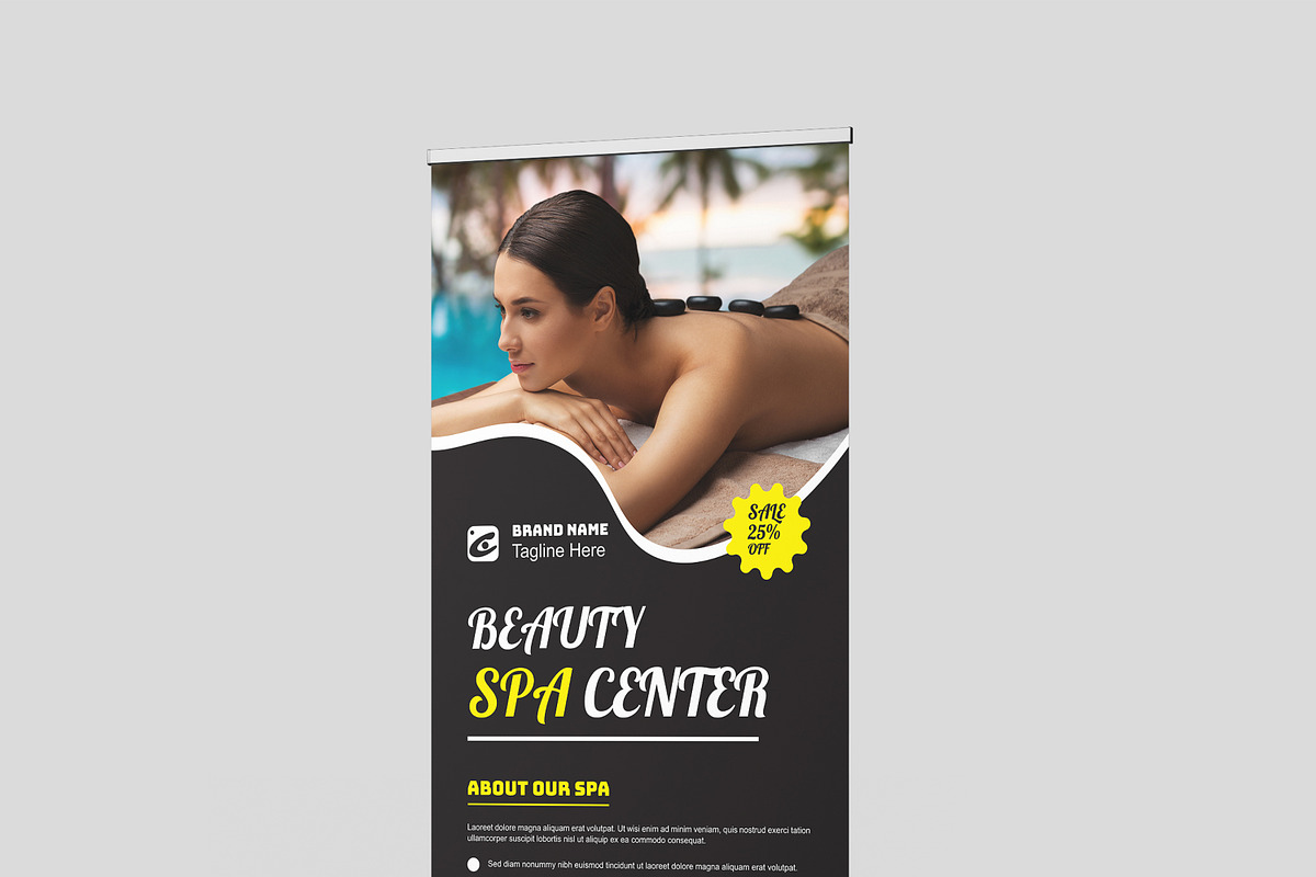Roll Up Banner Design, a Stationery Template by MightyDesign (Photo 4 of 8)