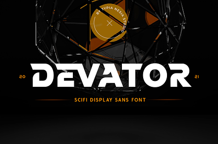 Devator Display Sans, a Sans Serif Font by Typia Nesia