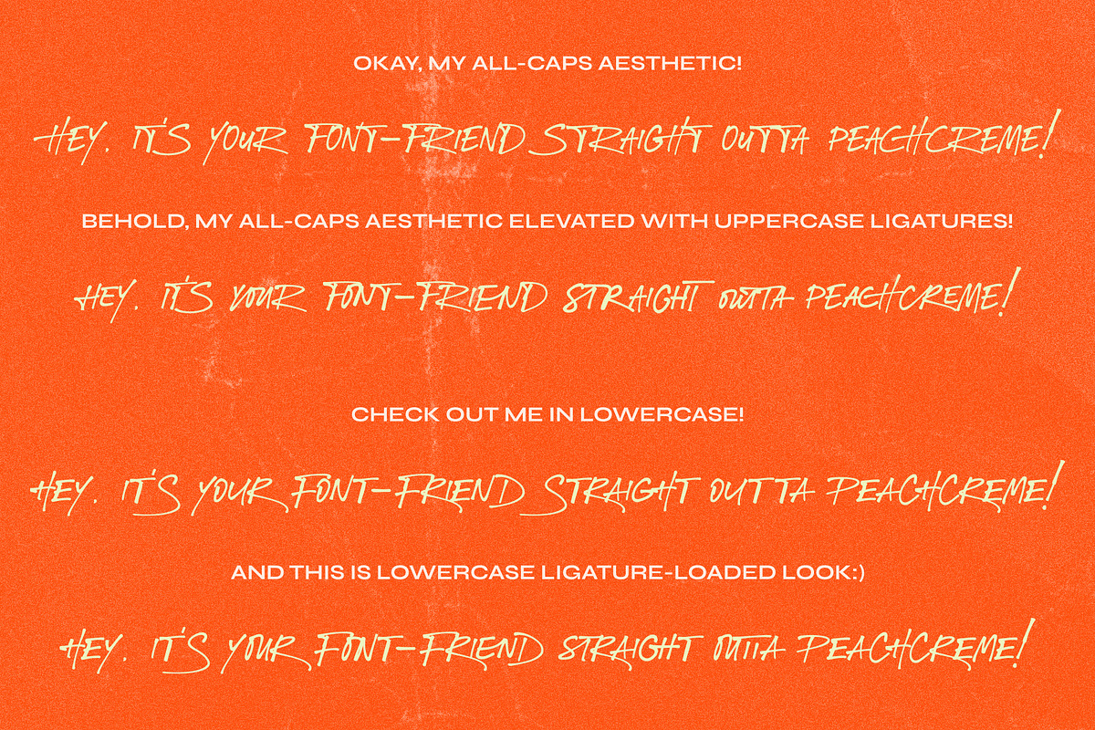 Fashion Experiment // Funky Font, a Handwritten Font by PeachCreme (Photo 7 of 14)