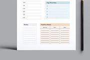 Modern Weekly Planner Template, a Stationery Template by MightyDesign (Thumbnail 3 of 8)