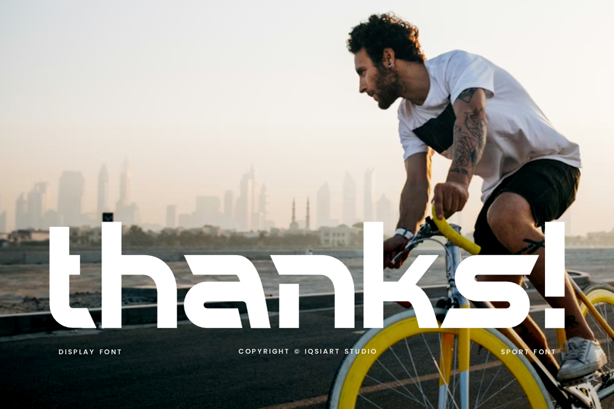 Spertso - Sports Font, a Sans Serif Font by Iqsiart Studio (Photo 8 of 8)
