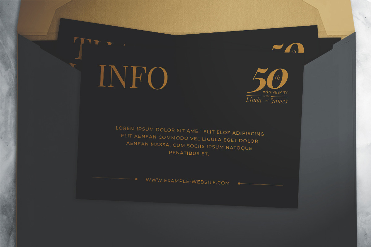 Wedding Anniversary Invitation Suite, an Invitation Template by The Good Store (Photo 6 of 7)