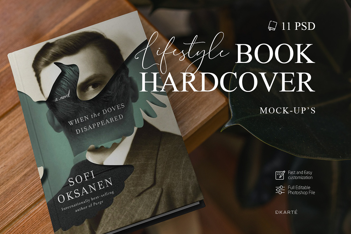 Book Hardcover Lifestyle Mock-Up, a Print Template by Dikarte.Store (Photo 1 of 13)