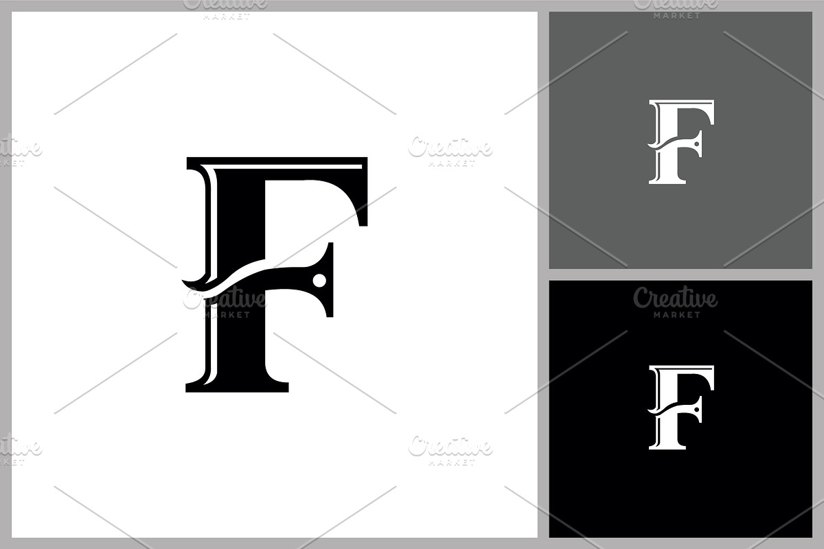 Elegant Letter F Logo, a Branding & Logo Template by quadrazo