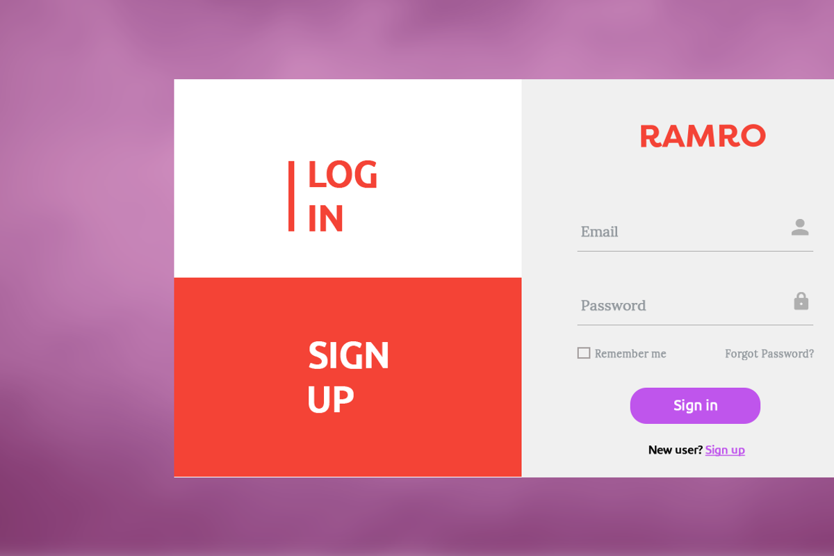Ramro Web UI Kit - Login/Signups, an UI Kit Template by Danfe Designs (Photo 11 of 11)