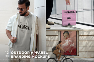 Outdoor Apparel Branding Mockups