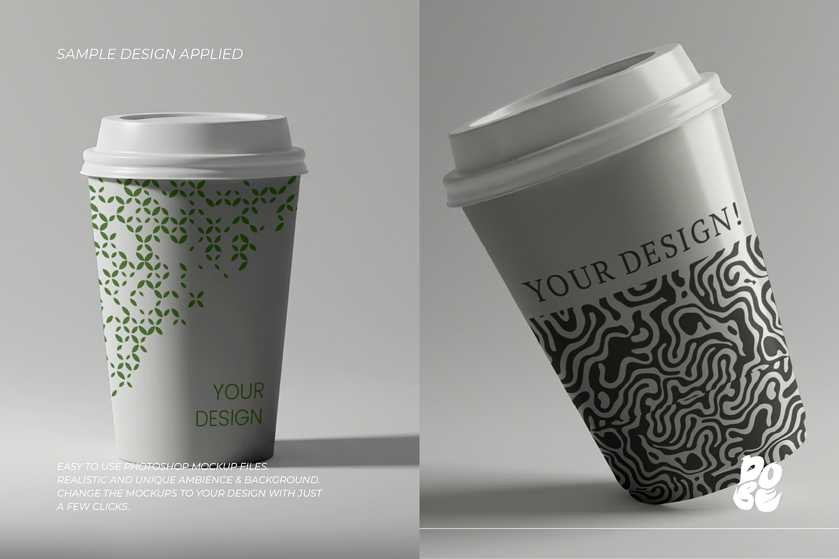 Coffee Cup Mockup Set - Vol 1, a Mockup by DOBE Studio (Photo 2 of 5)
