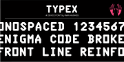 Typex, a Sans Serif Font by Device (Thumbnail 6 of 6)