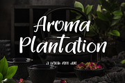 Aroma Plantation-font duo, a Script Font by Astarte_design (Thumbnail 1 of 12)