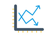 Graph Flat Icon, a Duotone Icon by Pexelpy (Thumbnail 1 of 2)