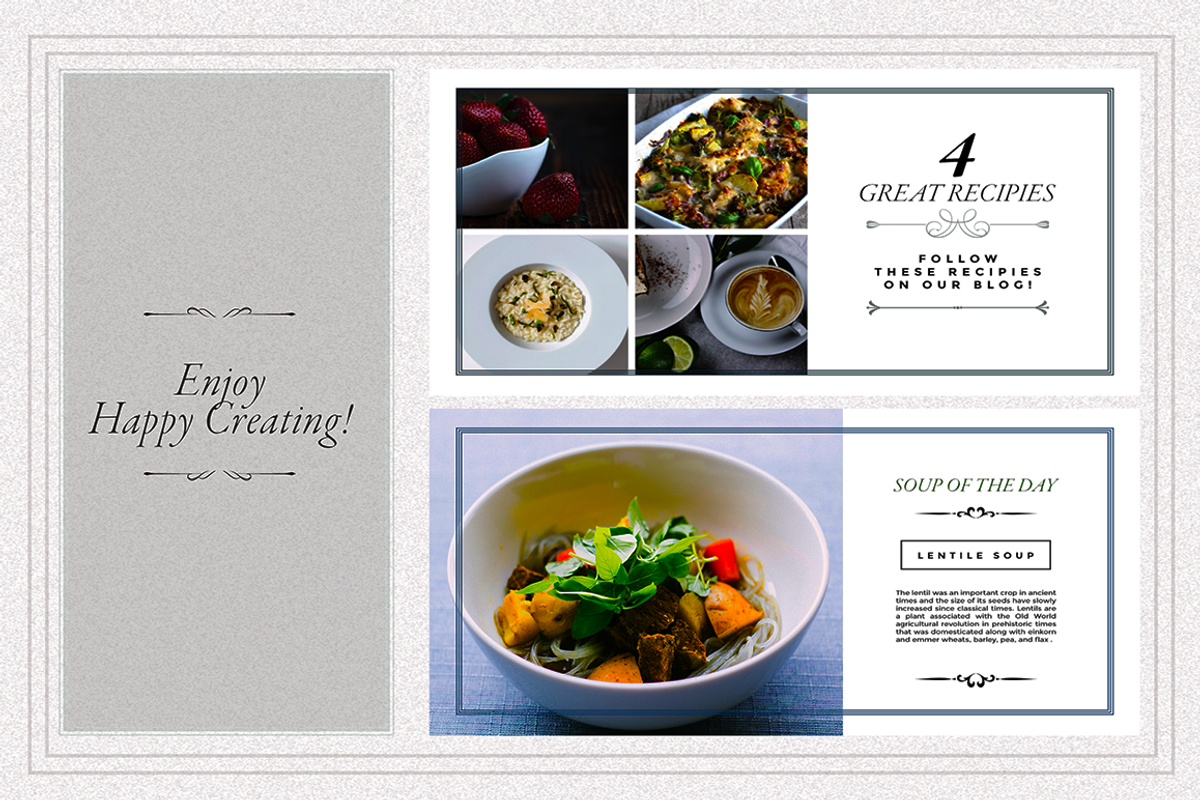 FOODIE facebook posts pack, a Social Media Template by Vova (Photo 6 of 6)