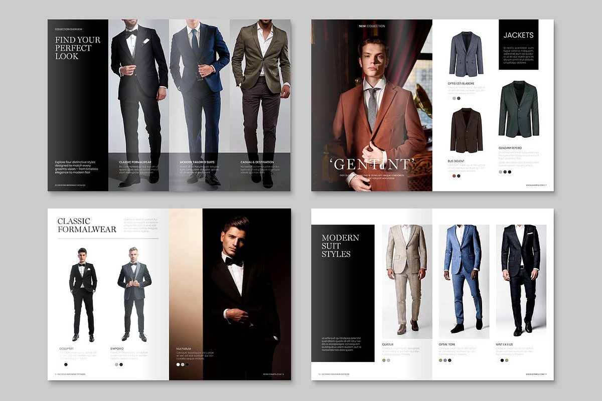 Menswear Catalog Template, a Brochure Template by BrandPacks (Photo 3 of 5)
