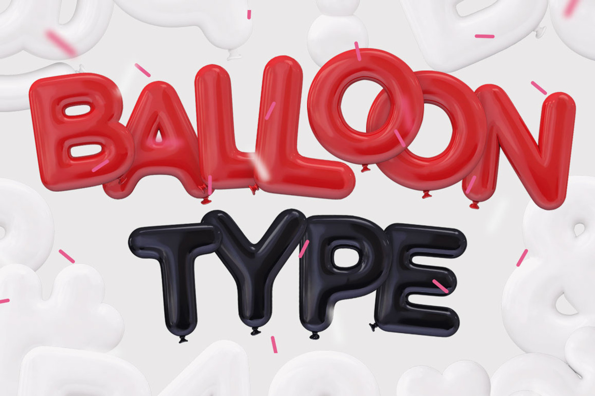 Balloon Type, an Object Graphic by Design Assets (Photo 8 of 11)