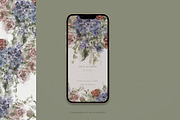 Gabriella Watercolor Florals Frames, a Stationery Template by slowlivecreate (Thumbnail 3 of 6)