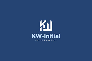 KW investment logo, a Branding & Logo Template by ZHR Creative