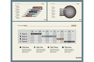 Three Planning Slide Templates Set