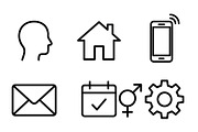380 Customer Service Icon Set, an Outline Icon by adenpinkstore (Thumbnail 3 of 19)