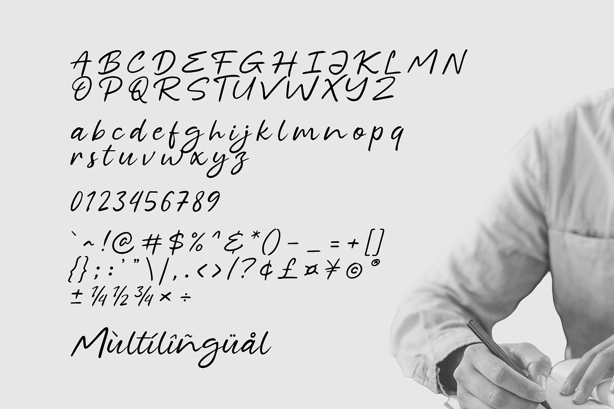 Bonskin - A Modern Script, a Script Font by khurasan (Photo 7 of 7)