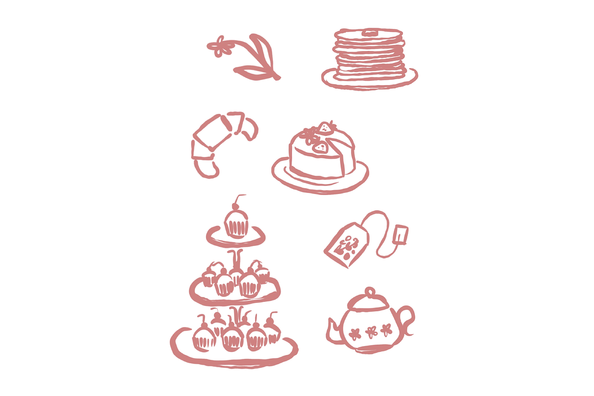 Afternoon Tea Clipart, an Illustration by Jordyn Grace Design (Photo 2 of 4)