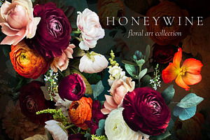 Honeywine Floral Art Collection