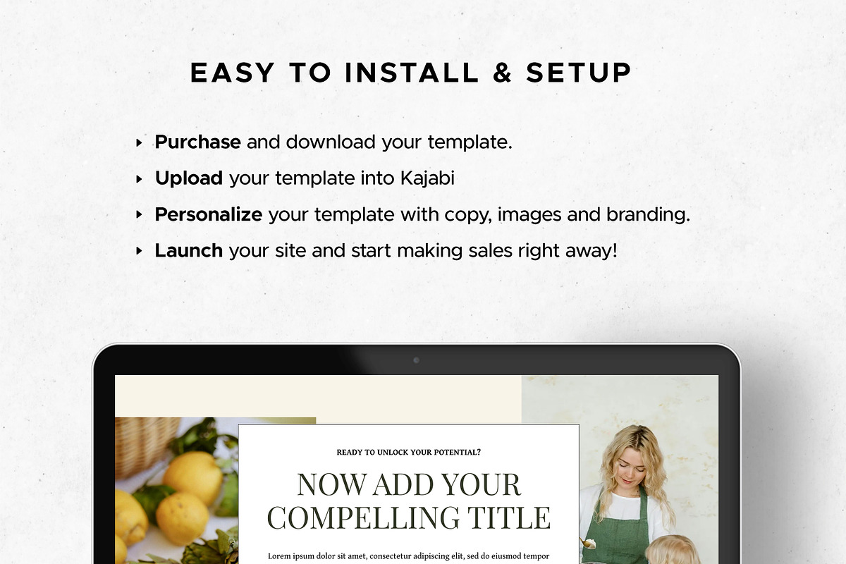 Kajabi Funnel Pages - Yellow & Olive, a Landing Page Template by Altenne | Kajabi Designer (Photo 10 of 10)