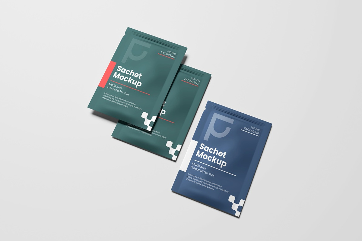 Sachet Package Mockup, a Packaging Mockup by AndikaGraphic (Photo 4 of 6)