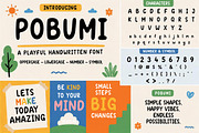POBUMI, a Handwritten Font by Pitchlook.Studio (Thumbnail 3 of 4)