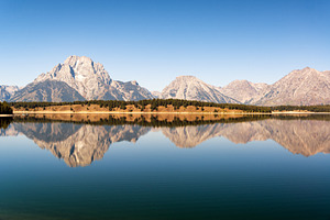Beautiful Teton Range Reflection