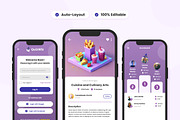 QuizWiz - Trivia Quiz Mobile App, an UI Kit Template by twinstd (Thumbnail 2 of 4)