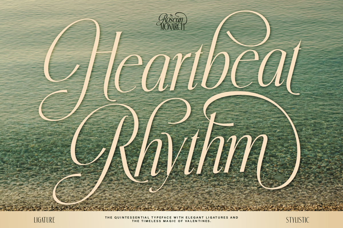 Rosean Monarch, a Serif Font by Burntilldead (Photo 9 of 12)
