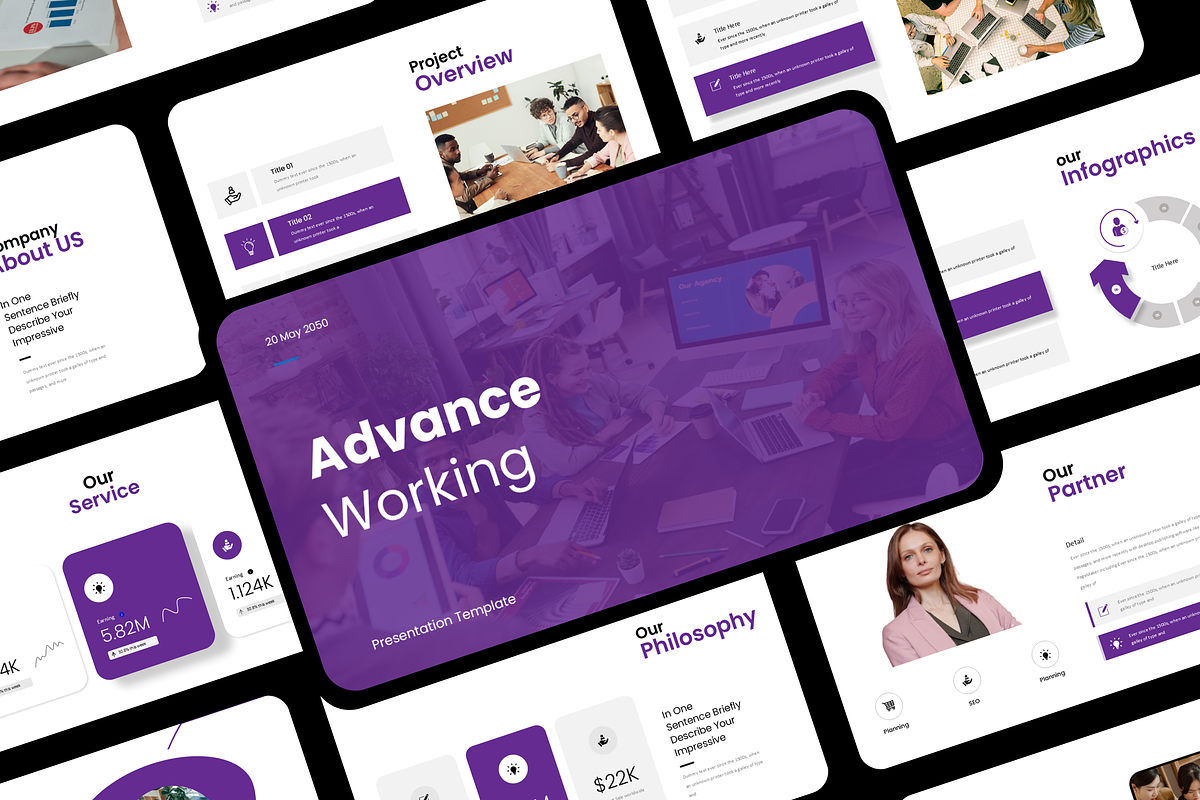 800+ Powerpoint Slides Bundle, a Presentation Template by Hammad Arif (Photo 4 of 30)